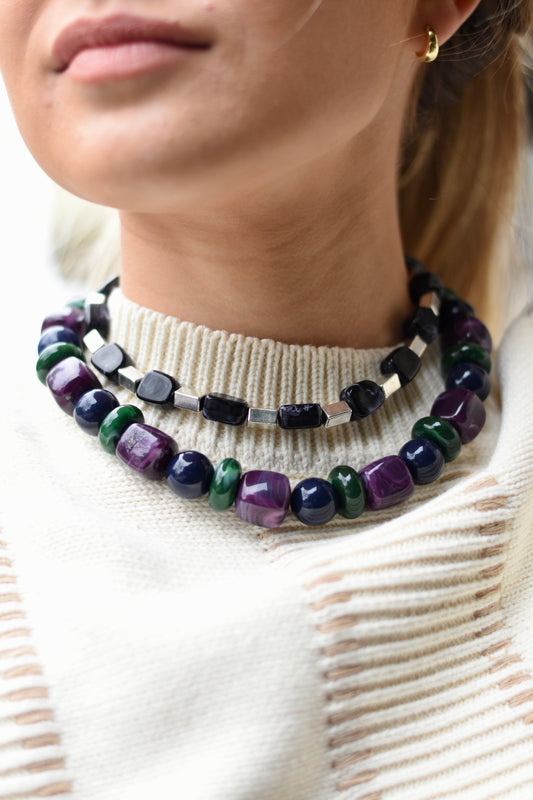Collar Dion violeta