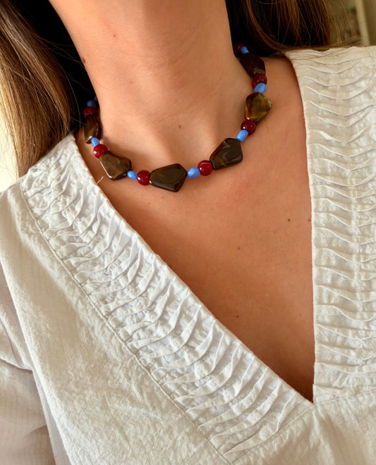 Collar magna marrón