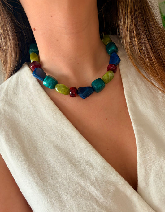Collar Magna verde lima