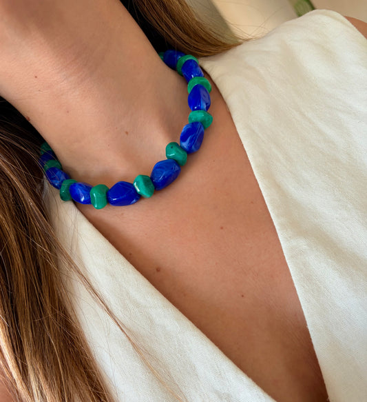Collar Savia azul