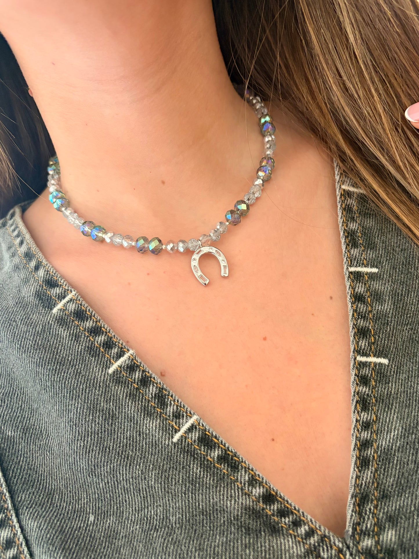 Collar Vitamina plateado
