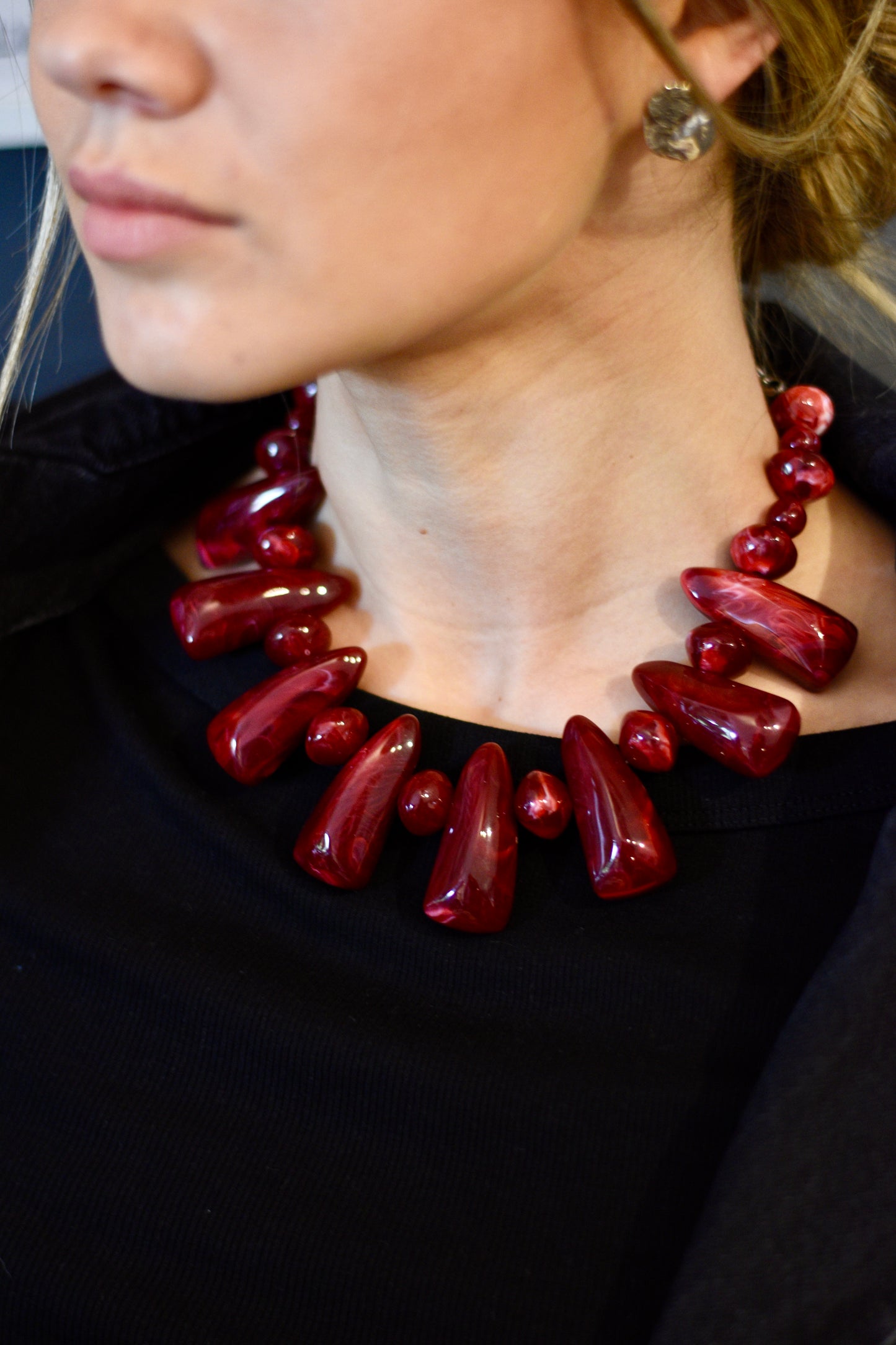 Collar Margot Rojo